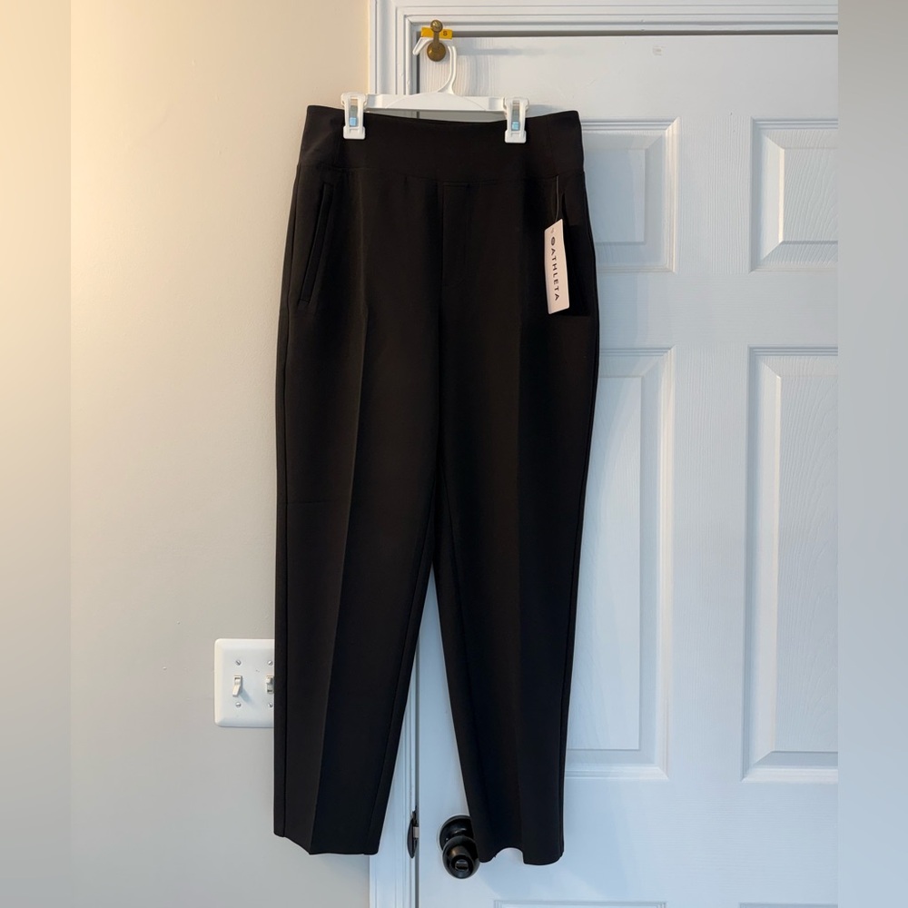 [New with Tags] Athleta Classic Black Pants; Size 6